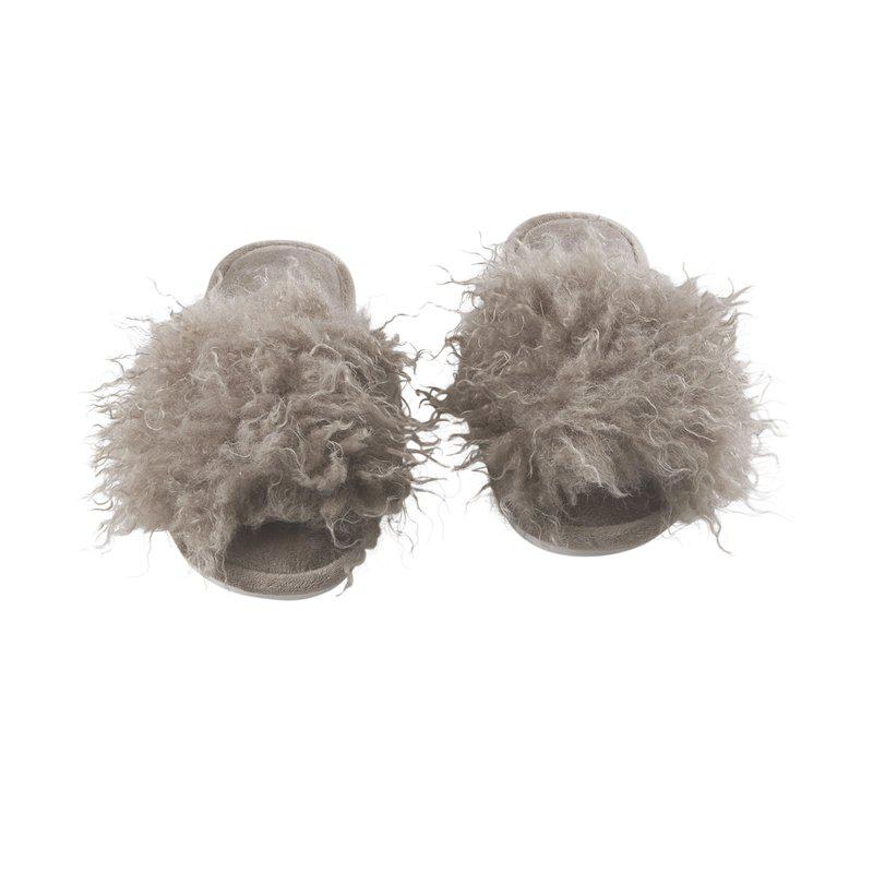 fondaco-curly-pantoffeln-lammfelloptik-sand-flausch image 1