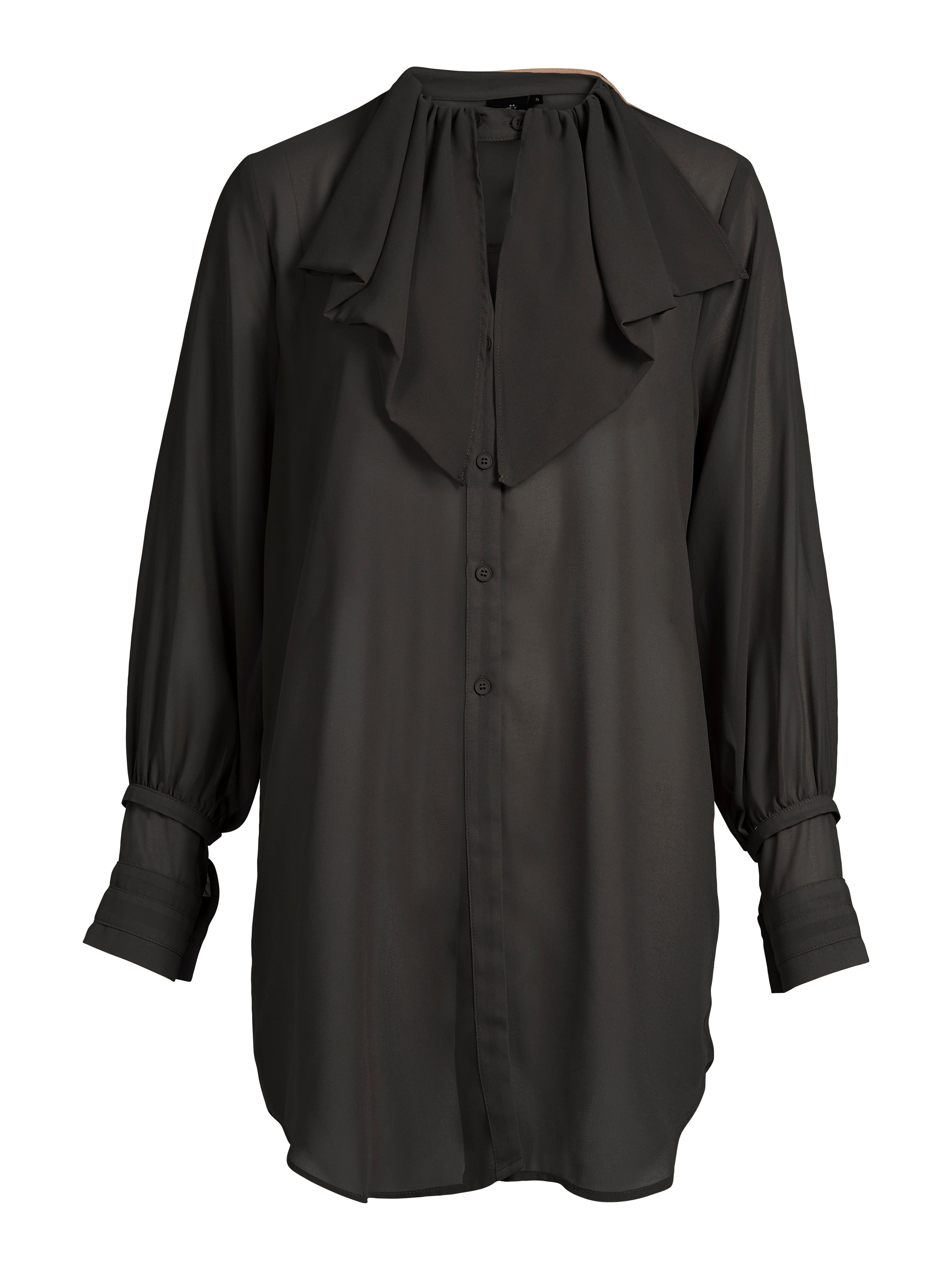 n-denmark-astrid-chiffonbluse-schwarz-lang image 2