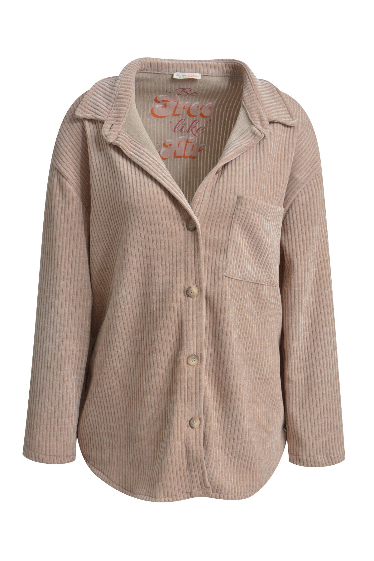 heart-kiss-cordjacke-hemdstil-damen-beige-xs-l image 2