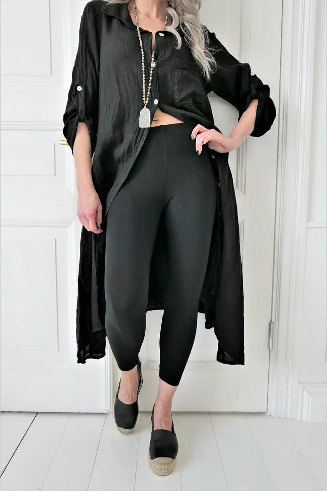 bypias-bambus-leggings-damen-schwarz-3-4-bambusviskose image 1