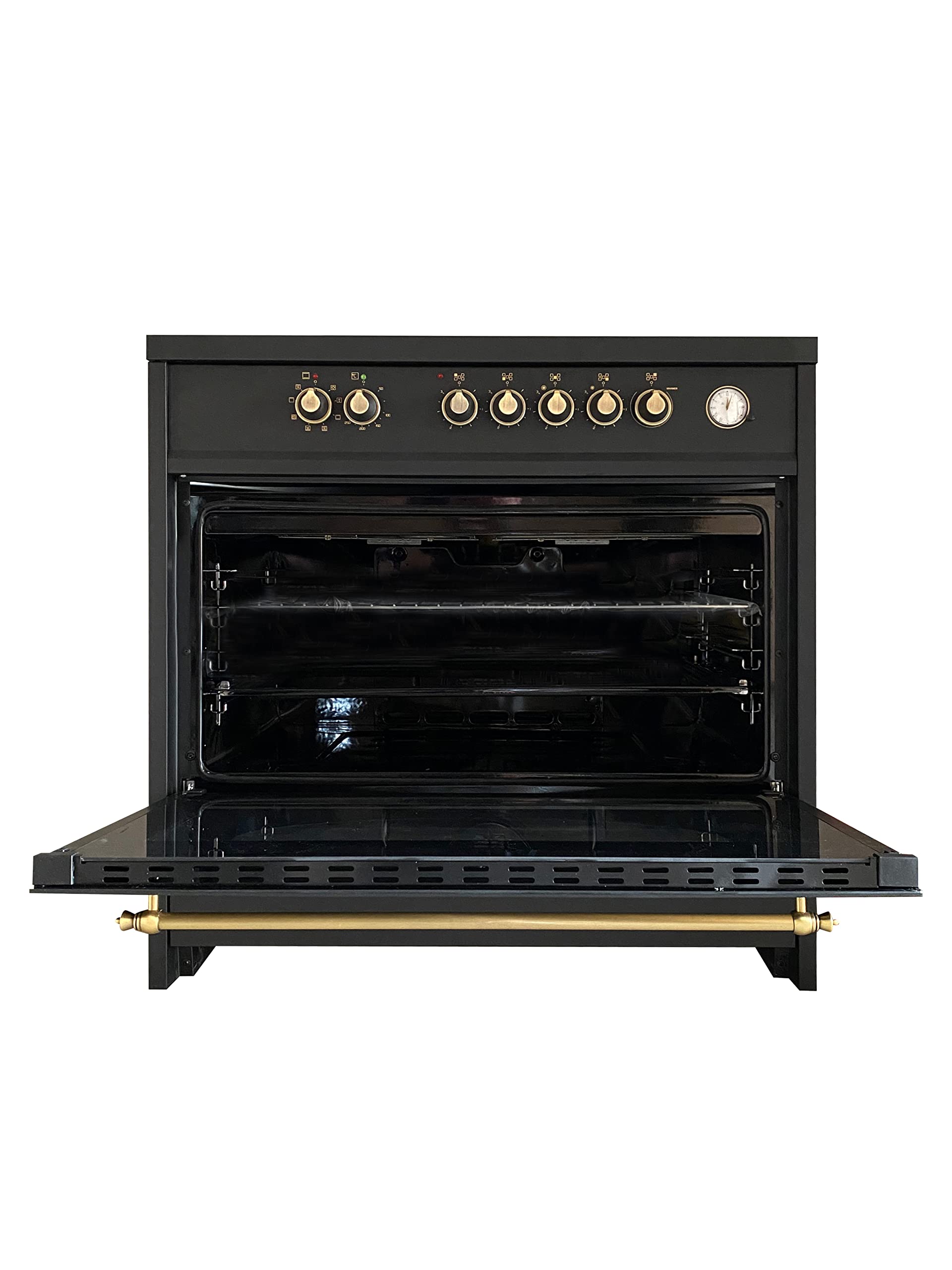 gurari-gch-e-912-bl-elektro-standherd-90-cm-schwarz-121-l-retro image 2