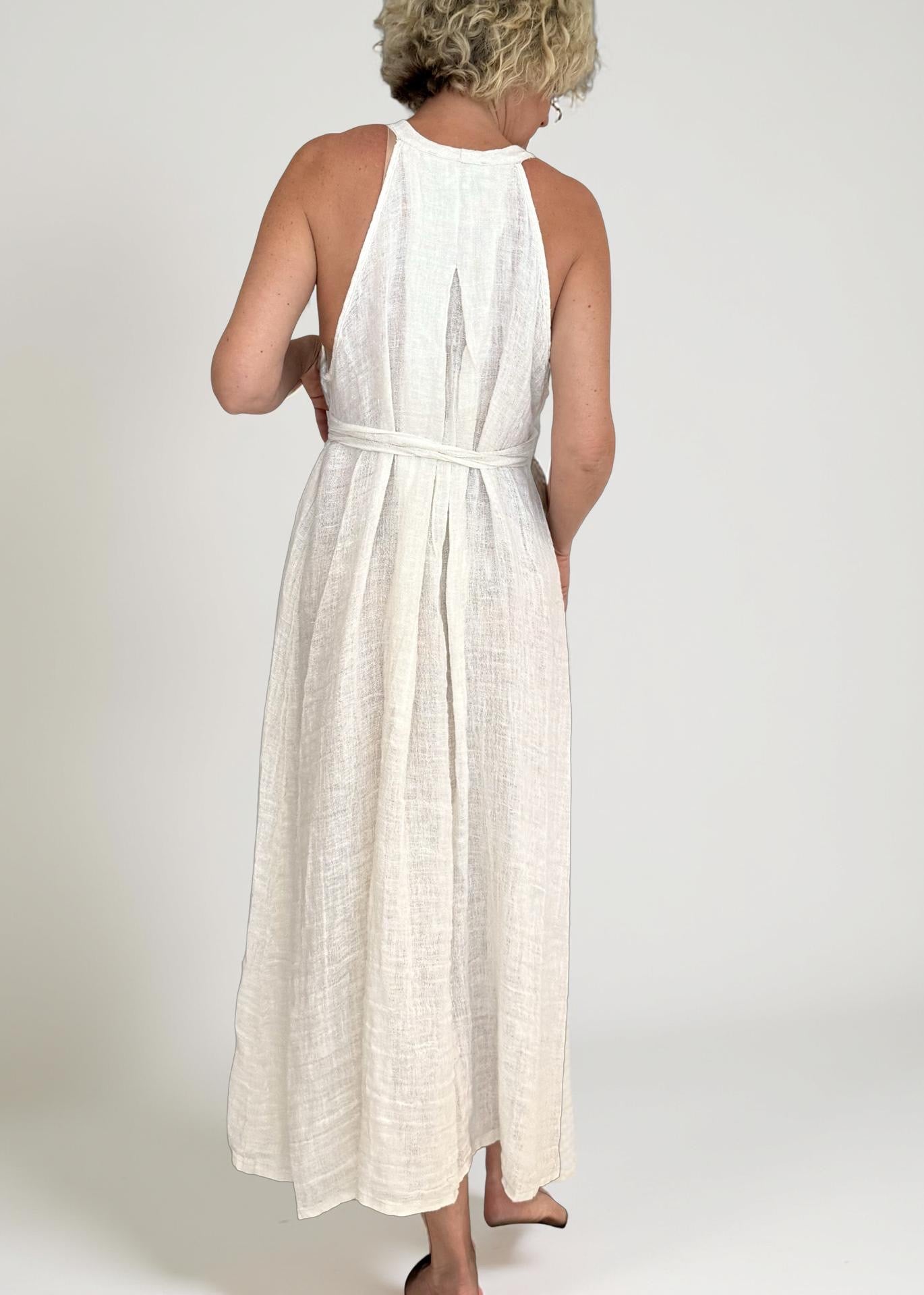join-clothes-chania-maxi-leinenkleid-cremewei-100-leinen image 3