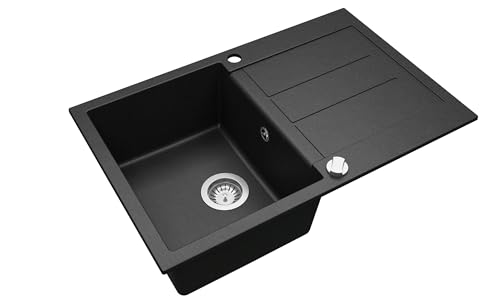 gurari-sqt-101-601-granitsp-le-schwarz-78x50-mit-siphon image 8