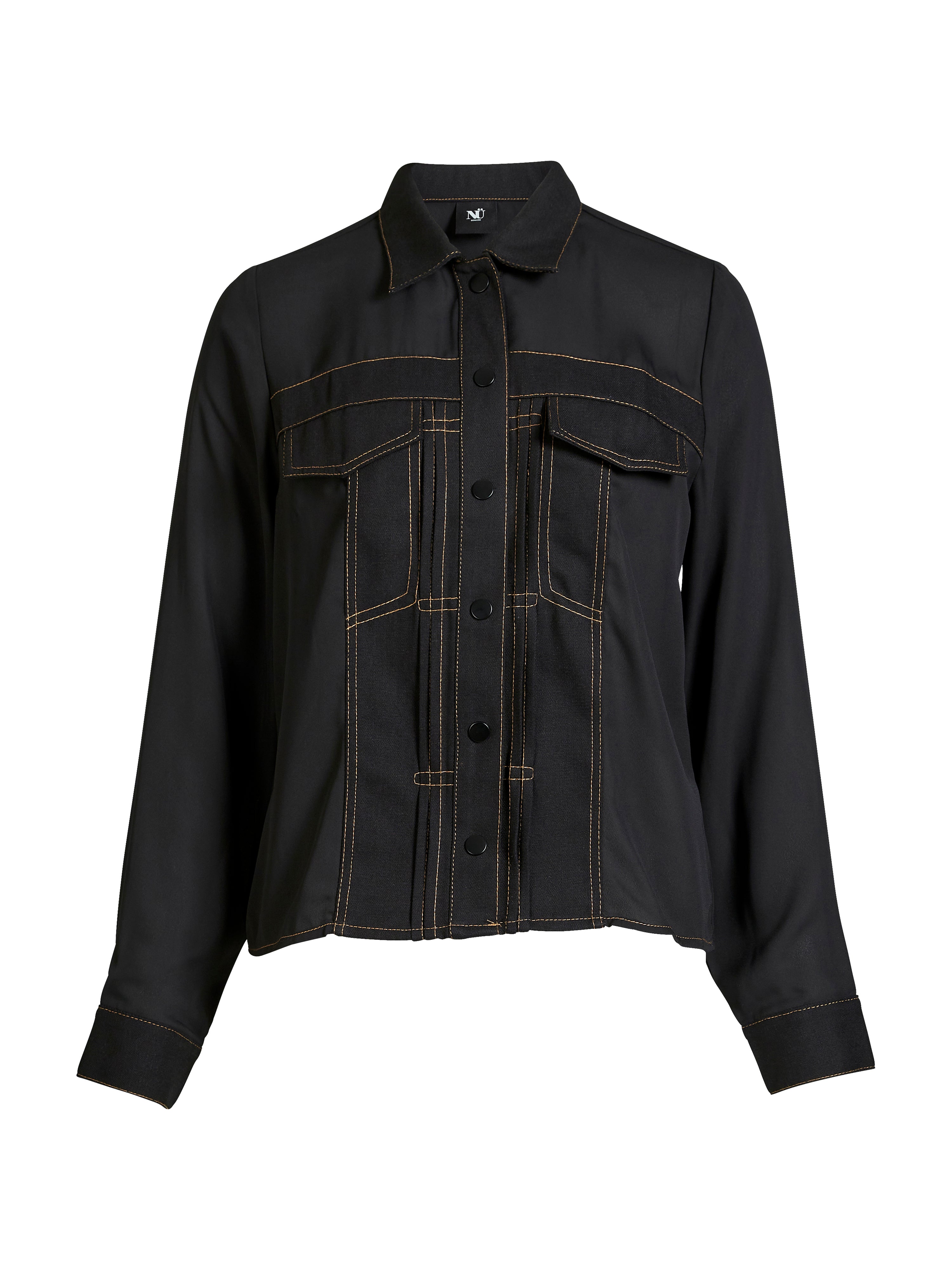 n-denmark-beate-jeanshemd-schwarz-damen-leichte-denimbluse image 7