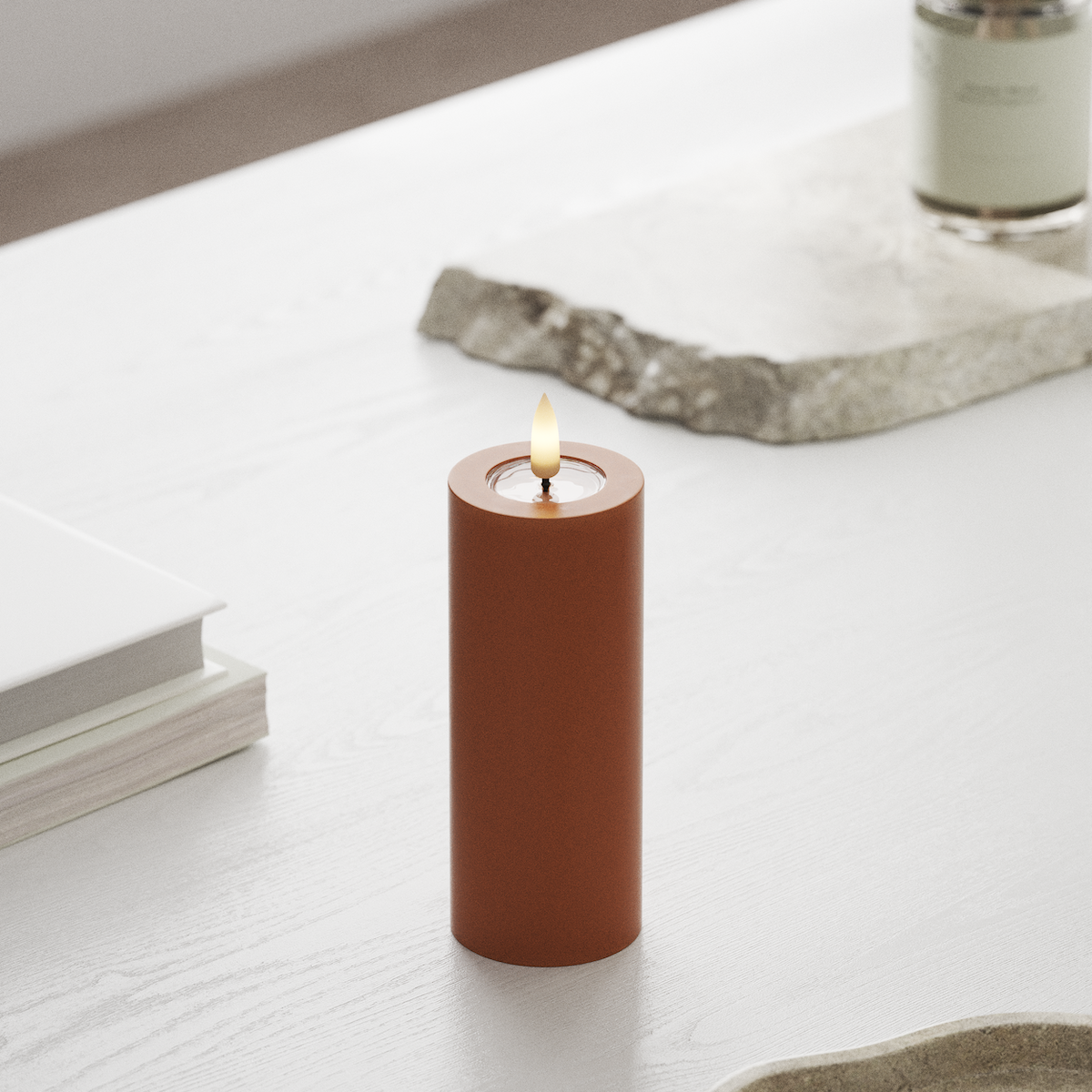 deluxe-homeart-blockkerzen-led-blockkerze-12-5-cm-orange image 3