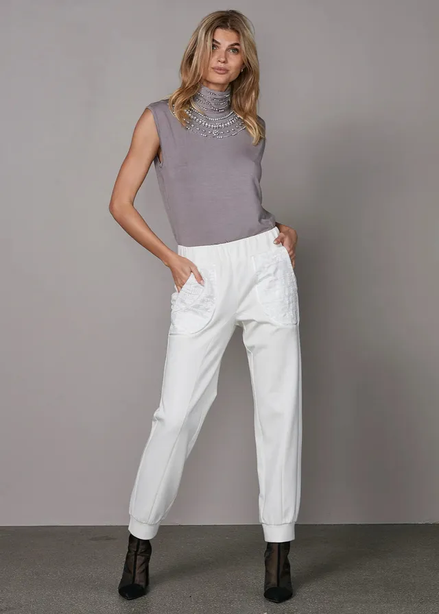 n-denmark-yarin-jogger-offwhite-hose-elastischer-bund image 1