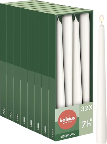 bolsius-essentials-spitzkerzen-wei-24-5-cm-32er-7h image 7