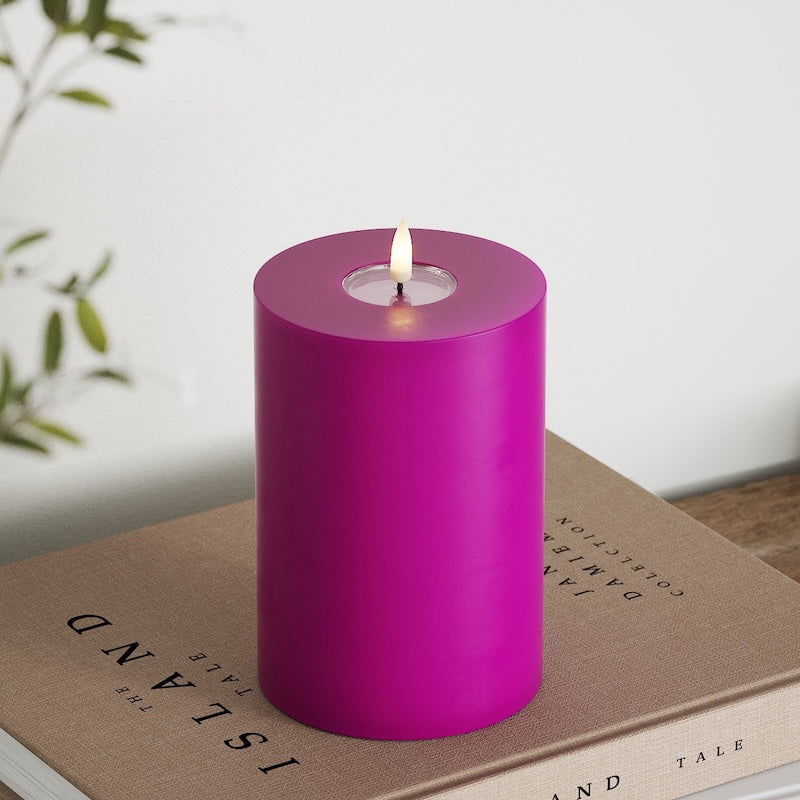 deluxe-homeart-blockkerzen-led-blockkerze-10x15cm-violett-wachs image 4