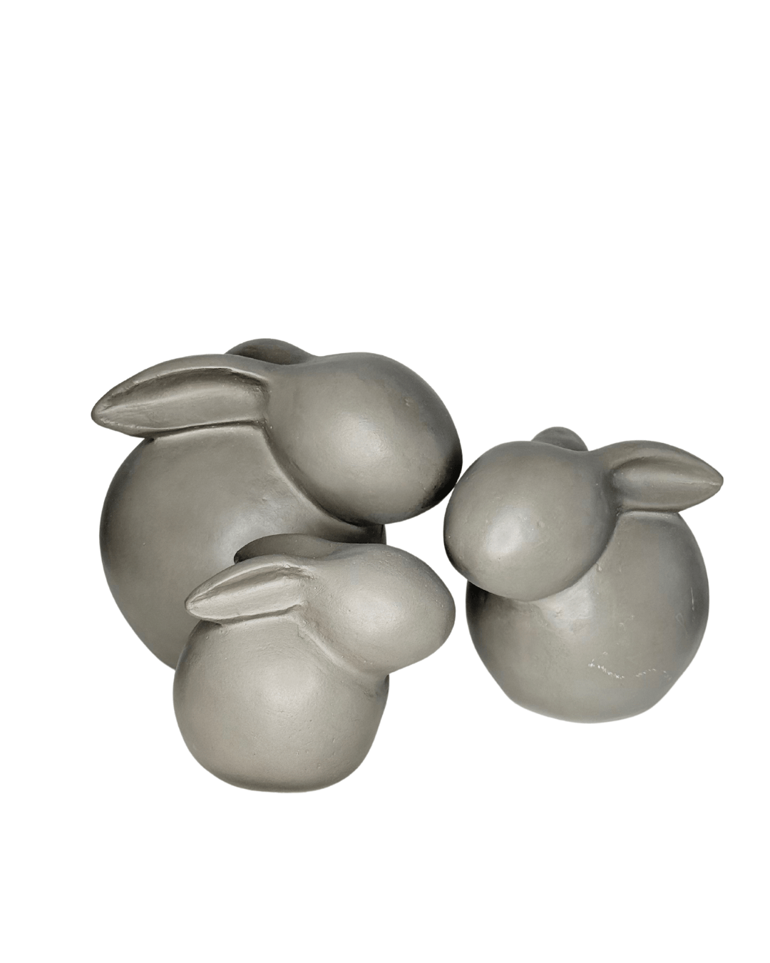 ein-st-ck-vom-gl-ck-beton-hase-sitzend-grau-mittel image 1