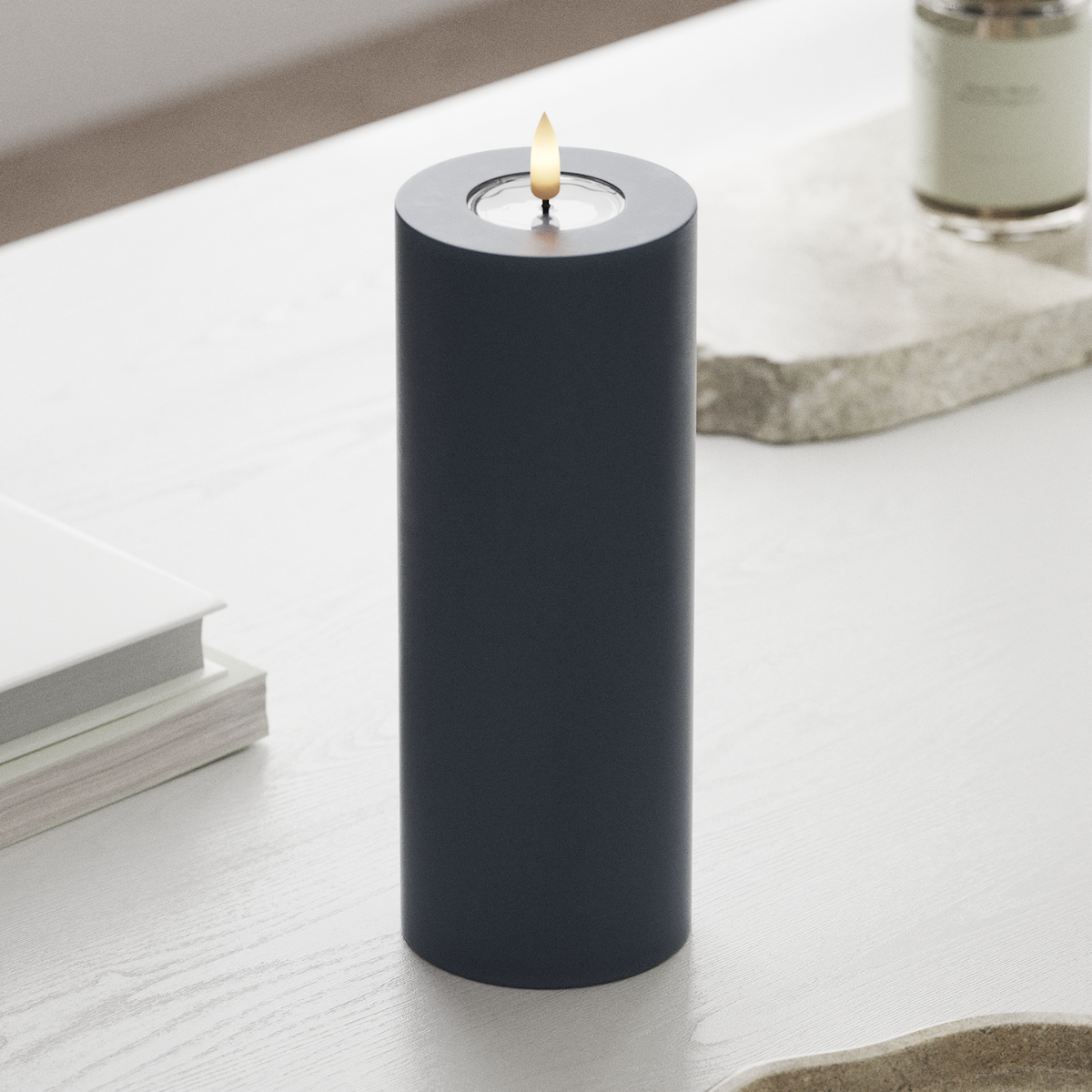 deluxe-homeart-blockkerzen-led-blockkerze-7-5x20cm-eisblau-real-flame image 3