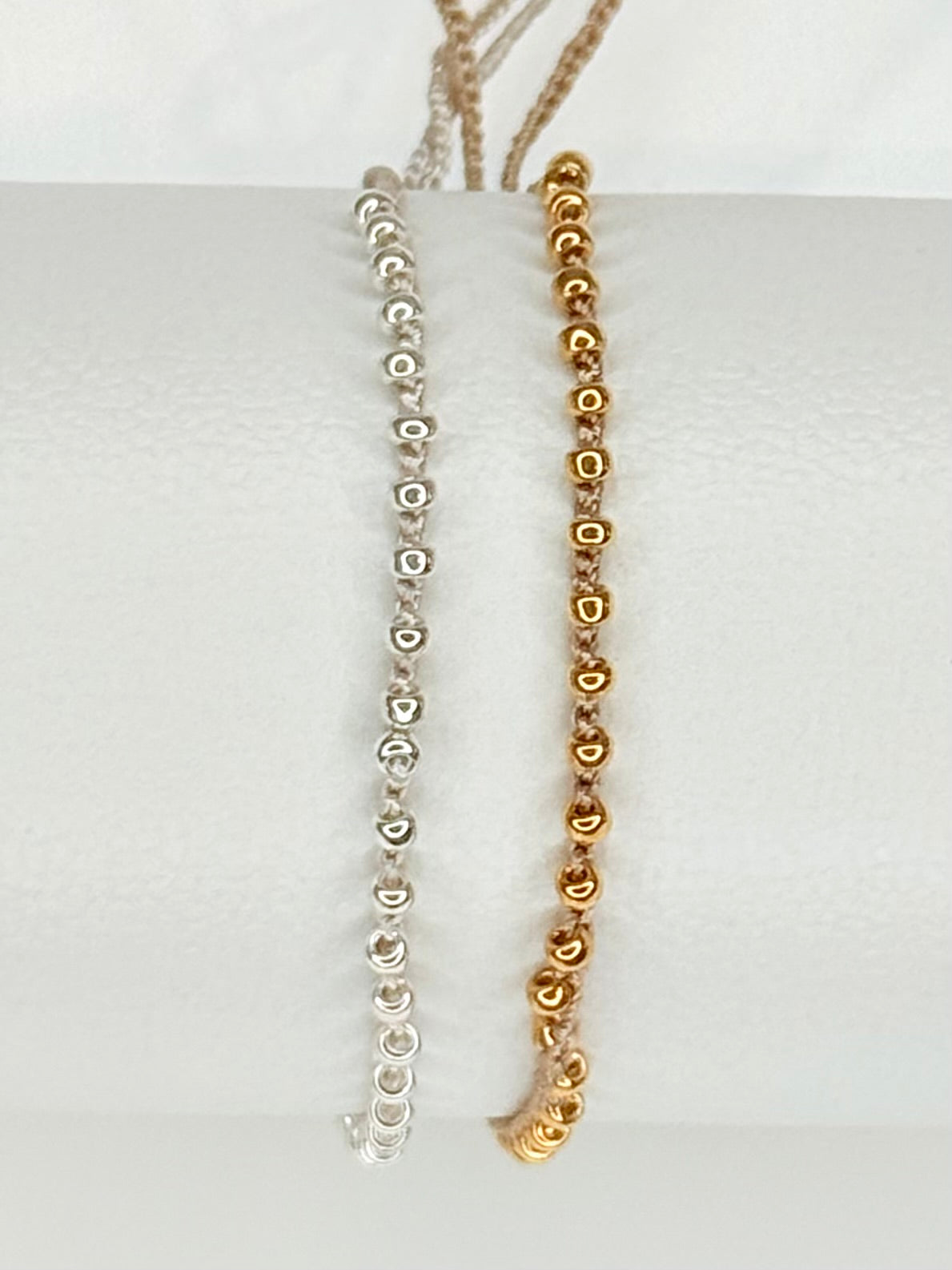 liz-h-kel-armband-perlen-silber-2mm-verstellbar image 2
