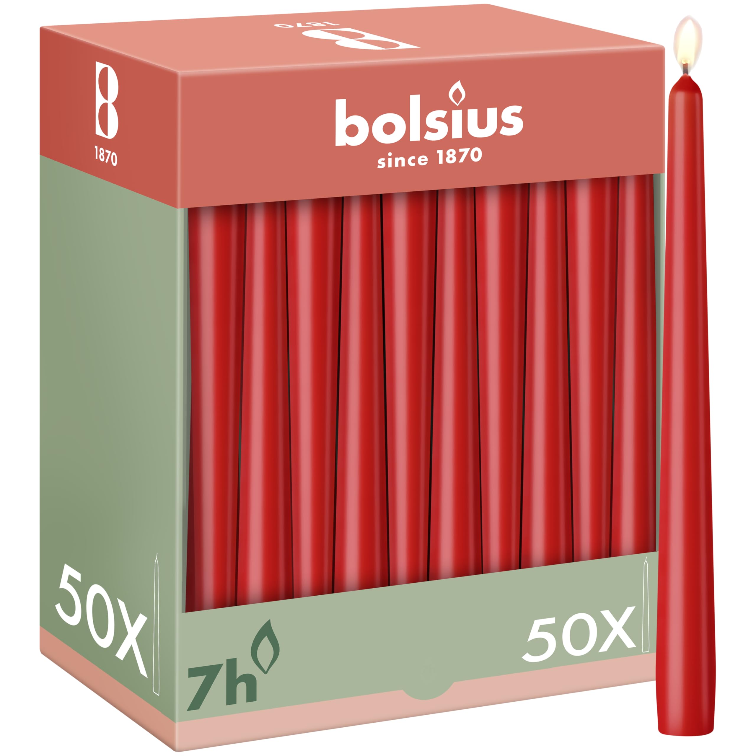 bolsius-essentials-spitzkerzen-elfenbein-50er-24-5cm-7h image 7