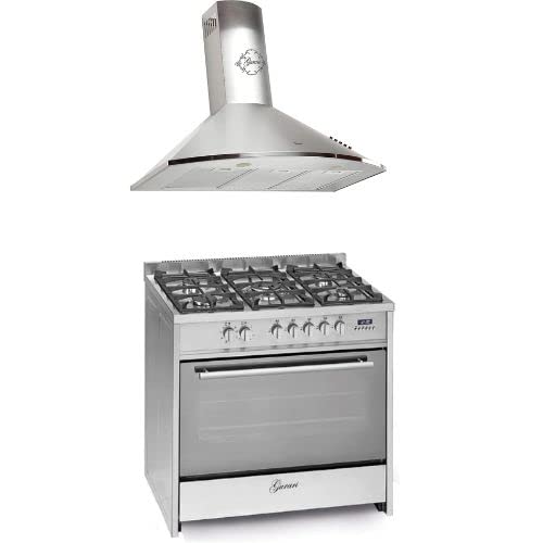 gurari-gch-g-910-x-herdset-90-cm-edelstahl-gas-mit-haube image 6