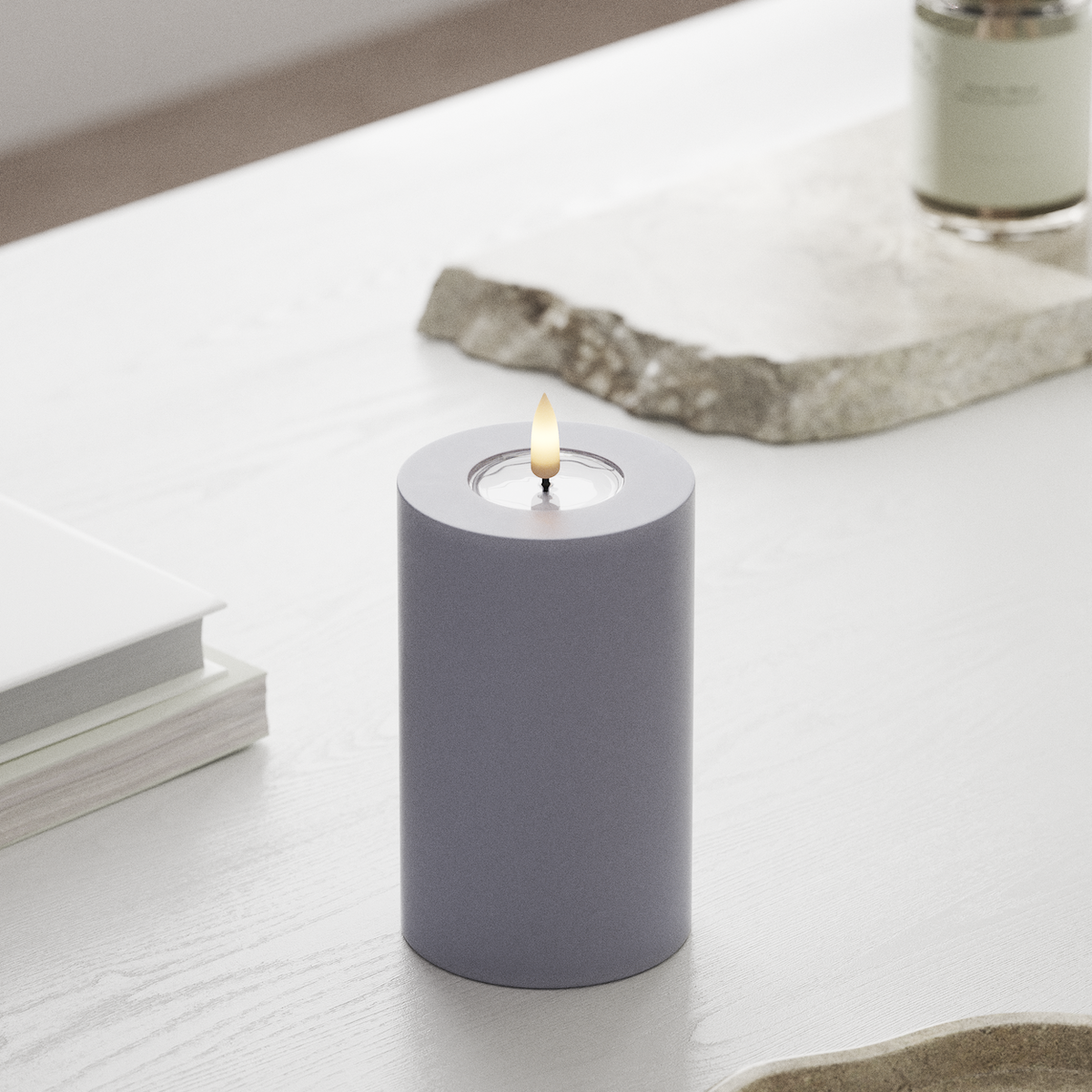 deluxe-homeart-blockkerzen-led-blockkerze-mist-blue-7-5x12-5 image 3