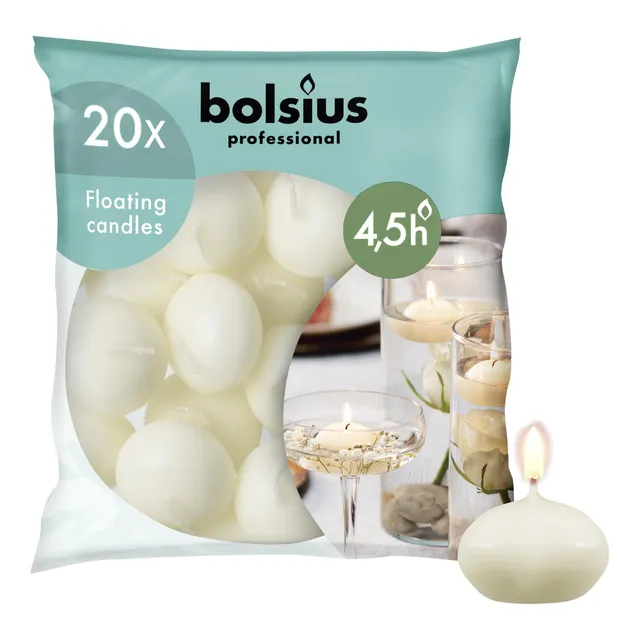bolsius-essentials-schwimmkerzen-elfenbein-45mm-20-st-ck-4-5h image 1