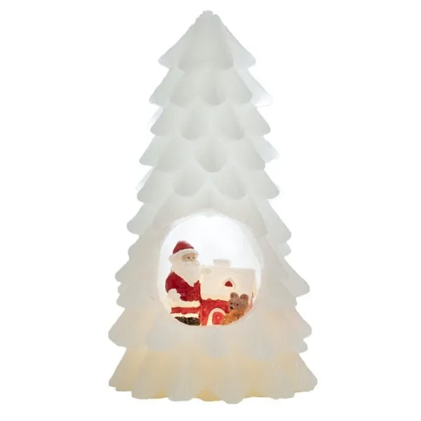 deluxe-homeart-saisons-weihnachtsbaumkerze-11x21-cm-wachs-gr-n image 1