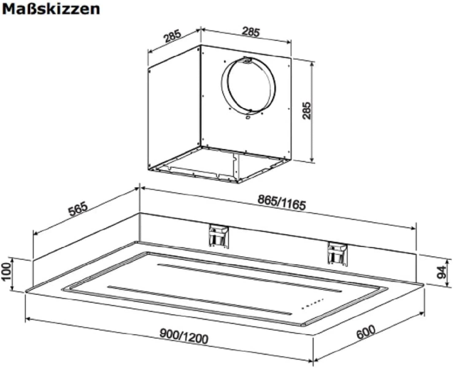gurari-deckenhauben-gch-c-341-prime-deckenhaube-120-cm-schwarz image 4