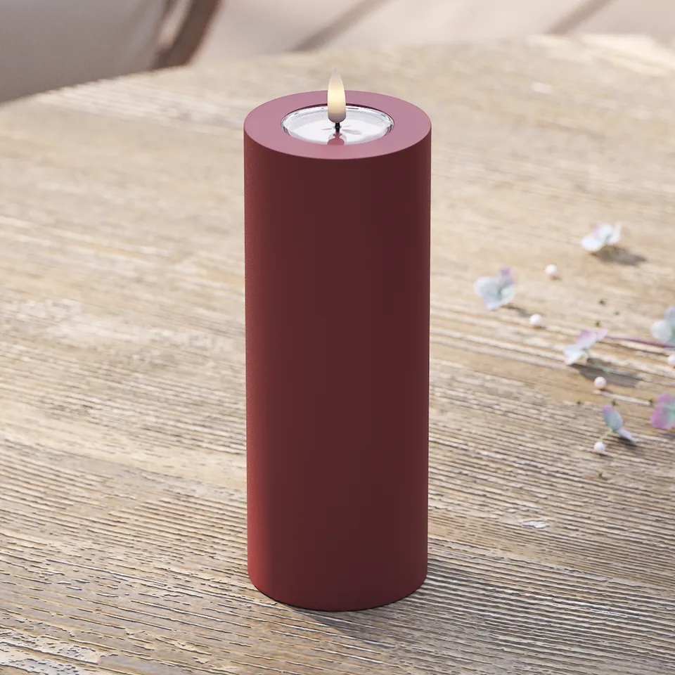 deluxe-homeart-au-enleuchten-led-kerze-7-5x20-cm-bordeaux-ip44 image 1