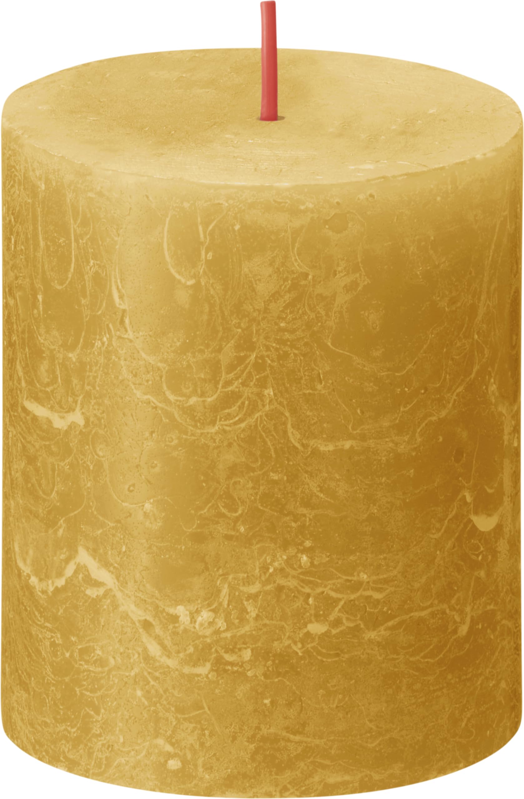 bolsius-rustik-stumpenkerzen-ockergelb-8x7-cm-4-st-ck image 2