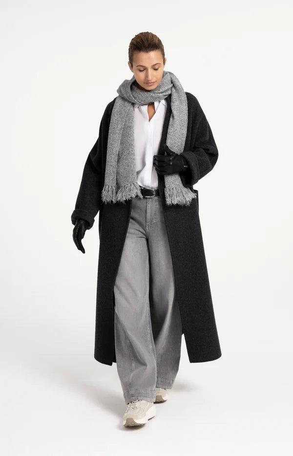 yaya-wollmantel-damen-dunkelgrau-melange-oversize image 5