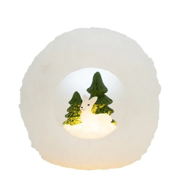 deluxe-homeart-saisons-schneekugel-12x12-cm-weihnachtsdeko image 1