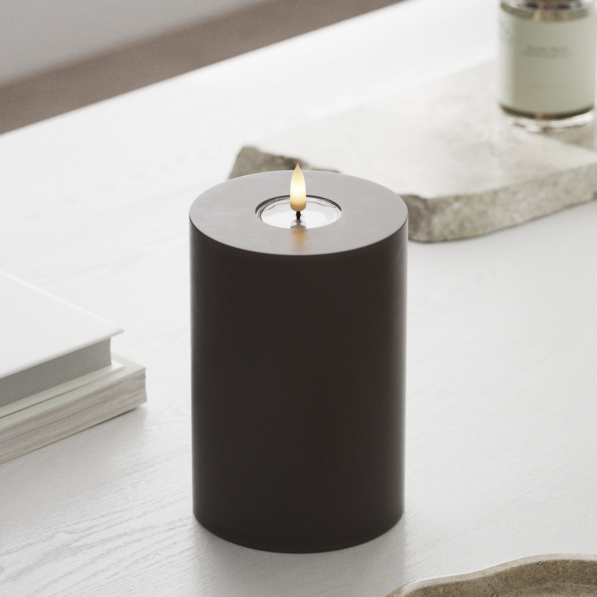 deluxe-homeart-blockkerzen-led-blockkerze-10x15-cm-mokka image 3