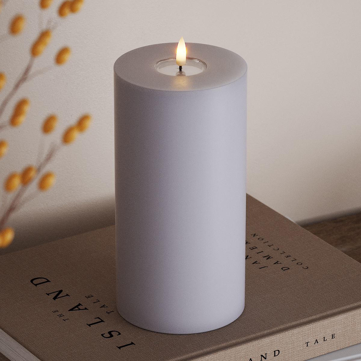 deluxe-homeart-blockkerzen-10x20-cm-led-kerze-mist-blue-real-flame image 2