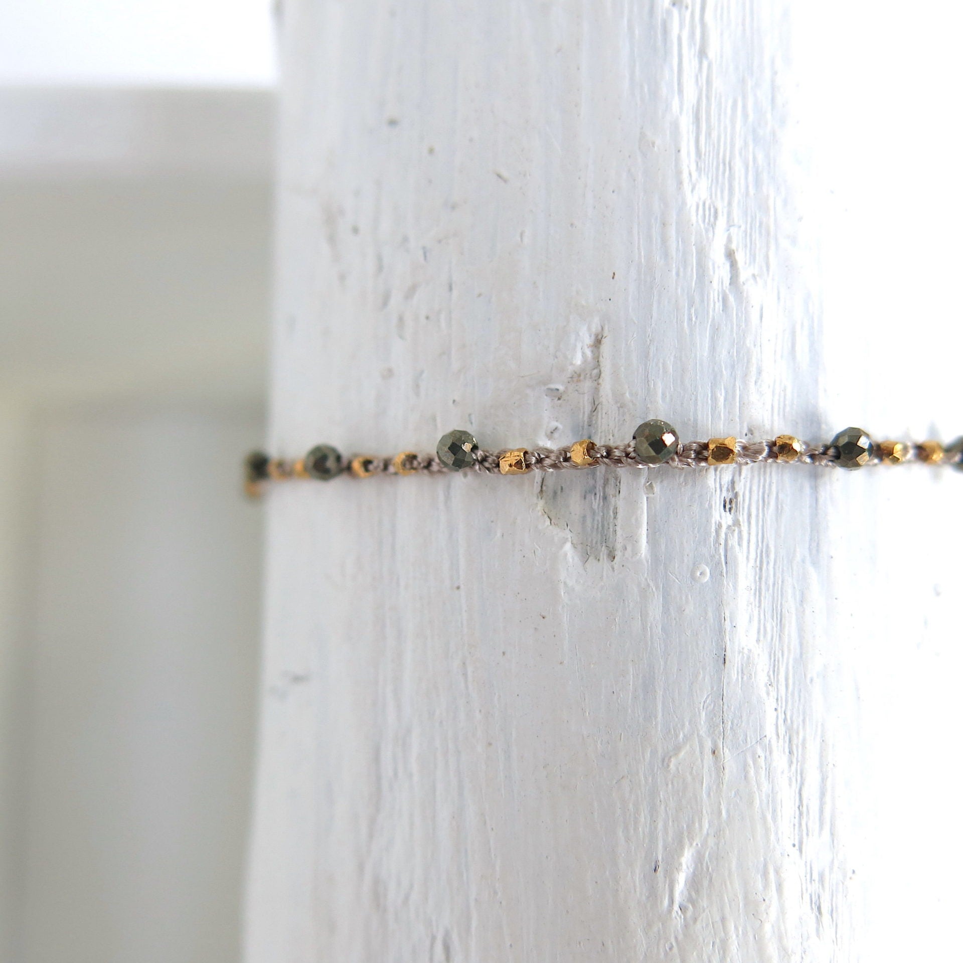 jasmine-armband-pyrit-vermeil-perlen-verstellbar image 2