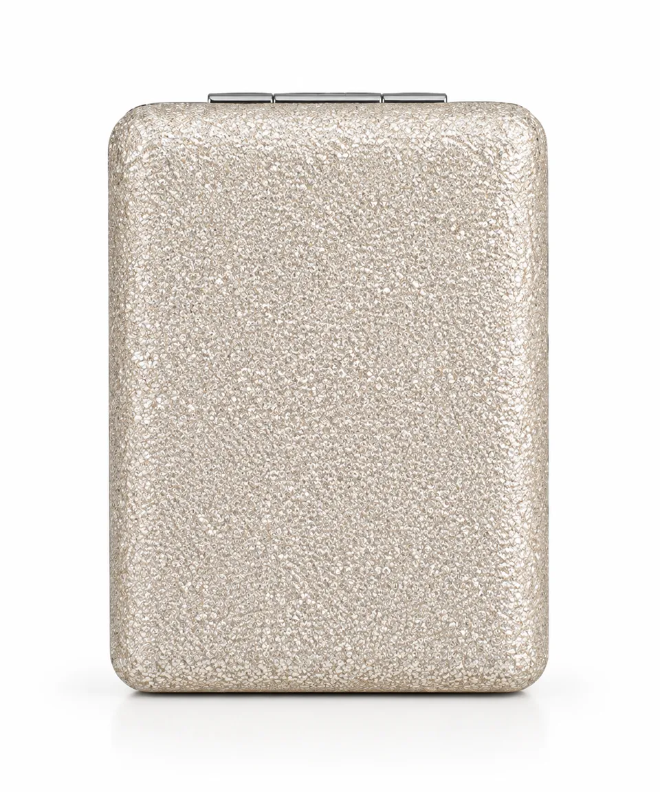 taschenspiegel-vergr-erung-hellbeige-silber-8-5-cm image 1