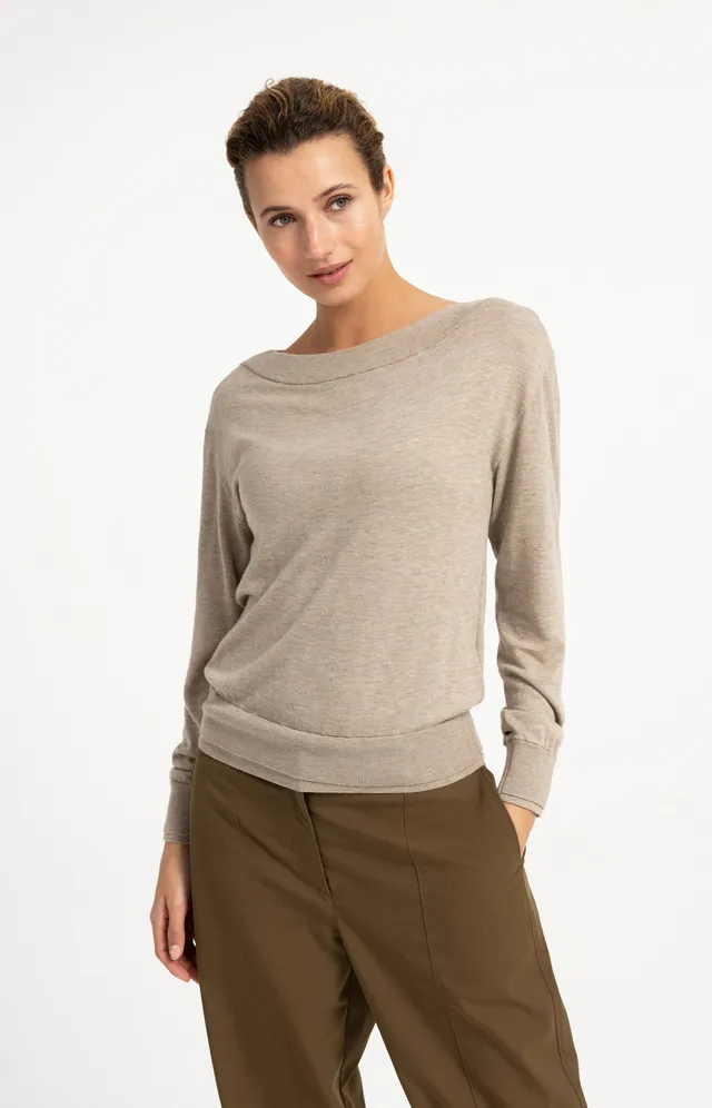 yaya-feinstrickpullover-kaschmir-u-boot-ausschnitt-damen image 1
