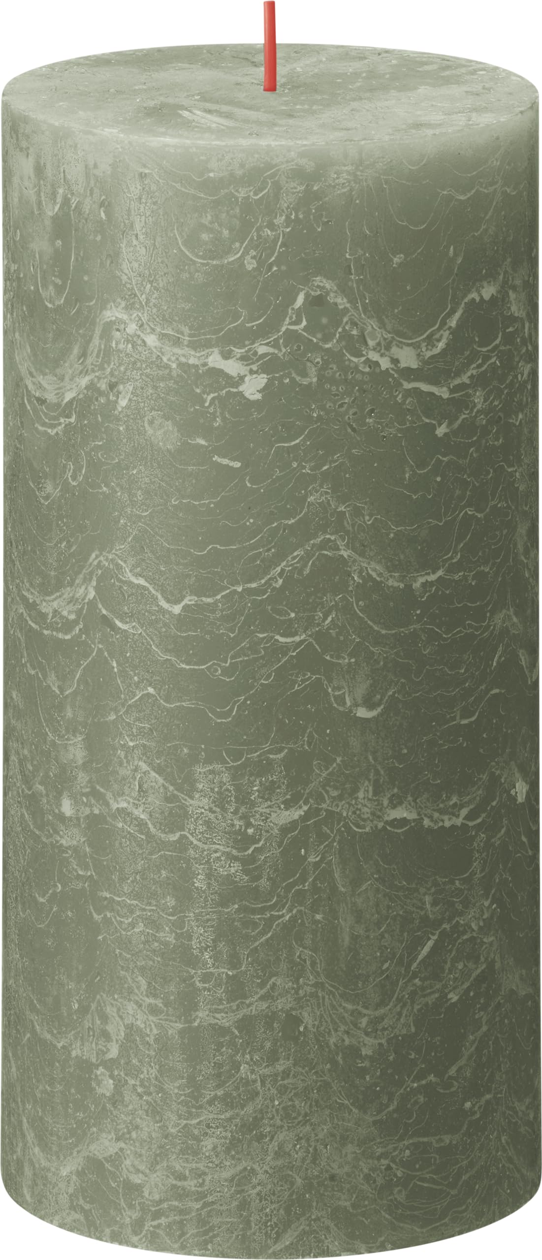 bolsius-rustik-stumpenkerze-olivengr-n-20x10cm-4-st-ck image 4