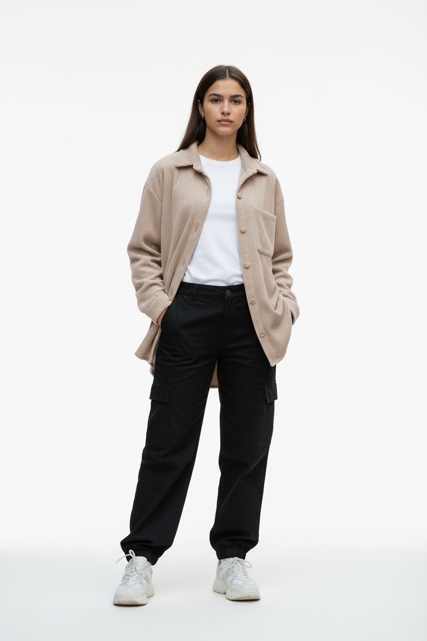 heart-kiss-cordjacke-hemdstil-damen-beige-xs-l image 1