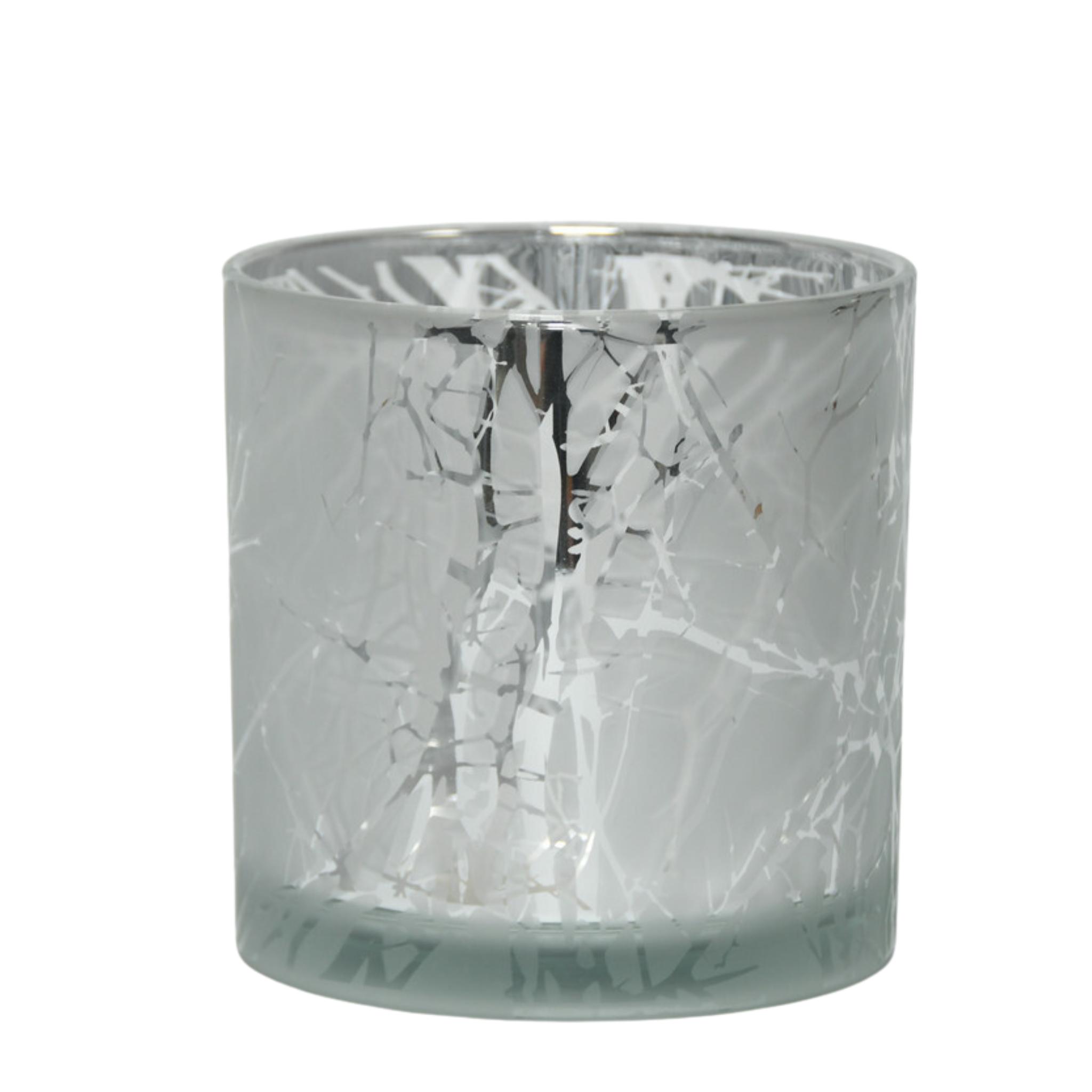 ein-st-ck-vom-gl-ck-glas-teelicht-silber-geeist-10-5x12-cm image 2