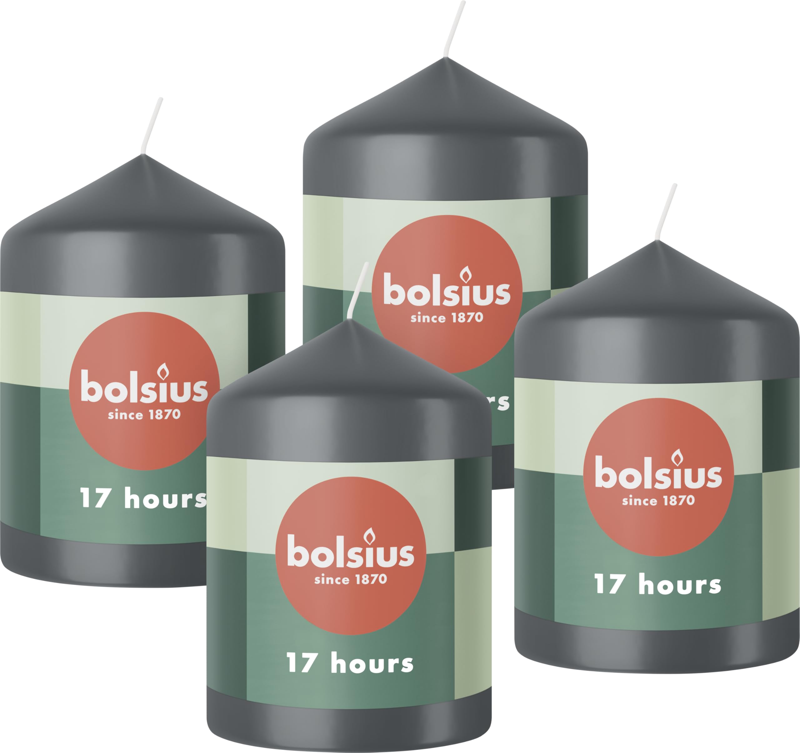 bolsius-essentials-stumpenkerzen-8x6-cm-anthrazit-4-st-ck image 1