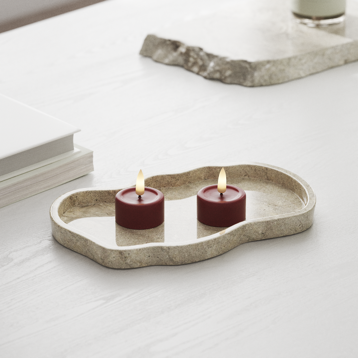 deluxe-homeart-teelichter-led-2er-bordeaux-4-5-cm image 3