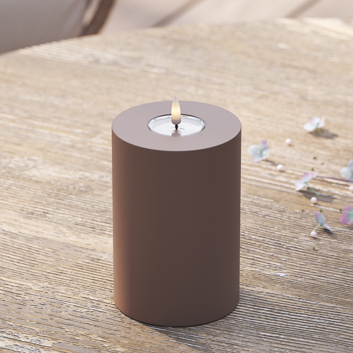 deluxe-homeart-au-enleuchten-led-kerze-10x15-cm-karamell-ip44 image 1
