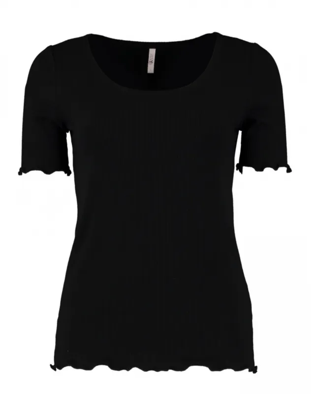 hailys-jana-ripp-t-shirt-schwarz-rundhals-xs-l image 1