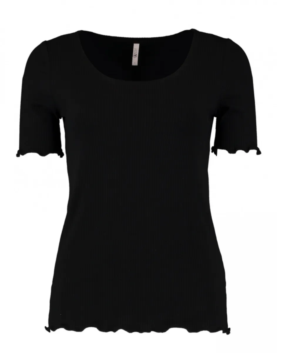 hailys-jana-ripp-t-shirt-schwarz-rundhals-xs-l image 1