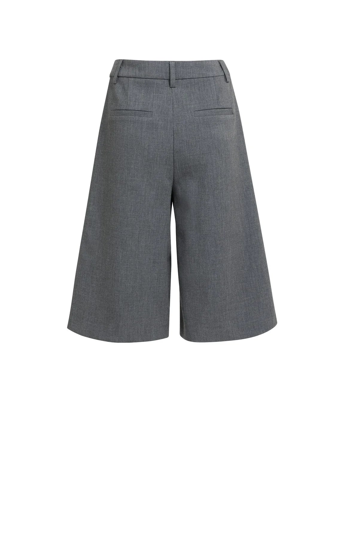 yaya-bermuda-shorts-grau-melange-weites-bein-knielang image 8