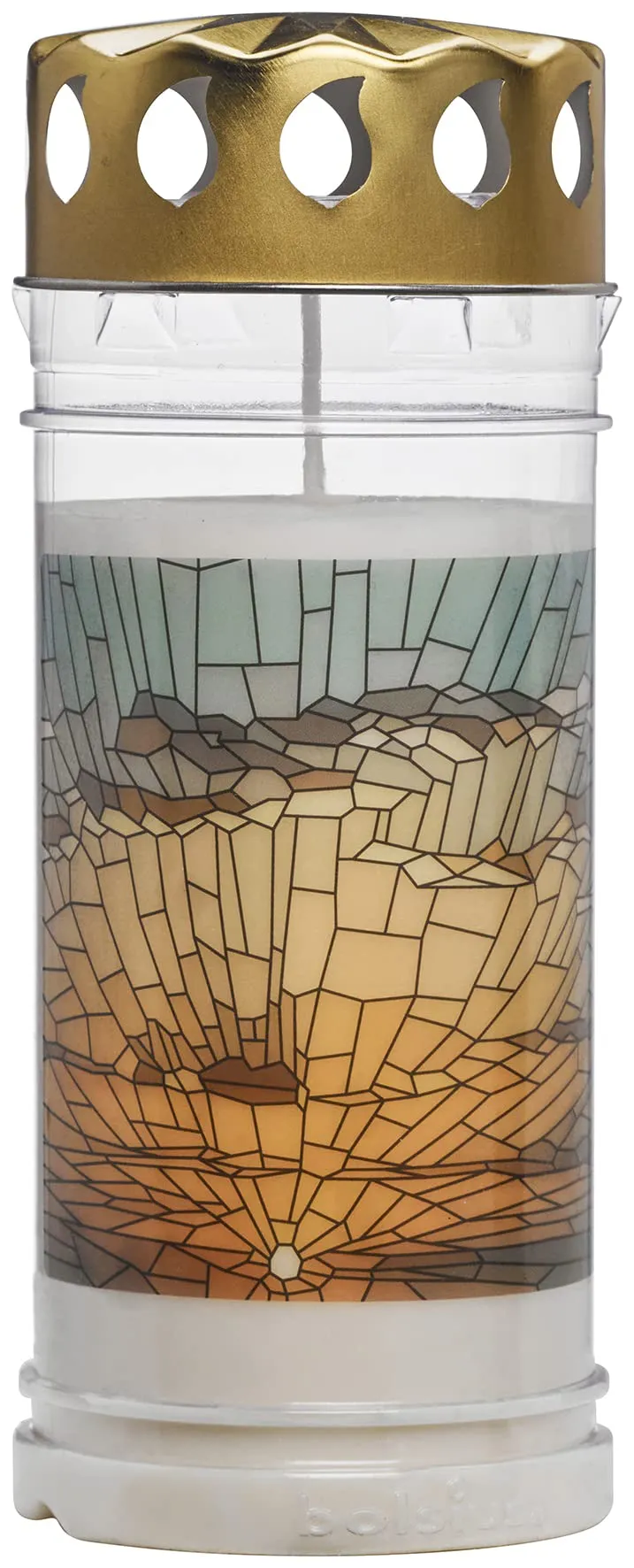bolsius-grablicht-wei-sonnenaufgang-nr5-6er-120-stunden image 1