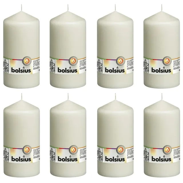 bolsius-essentials-stumpenkerzen-15x8-elfenbein-8er-65h image 1