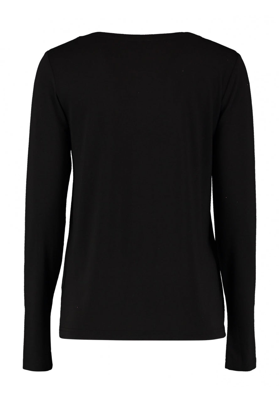hailys-langarmshirt-v-ausschnitt-schwarz-modal-basic image 4