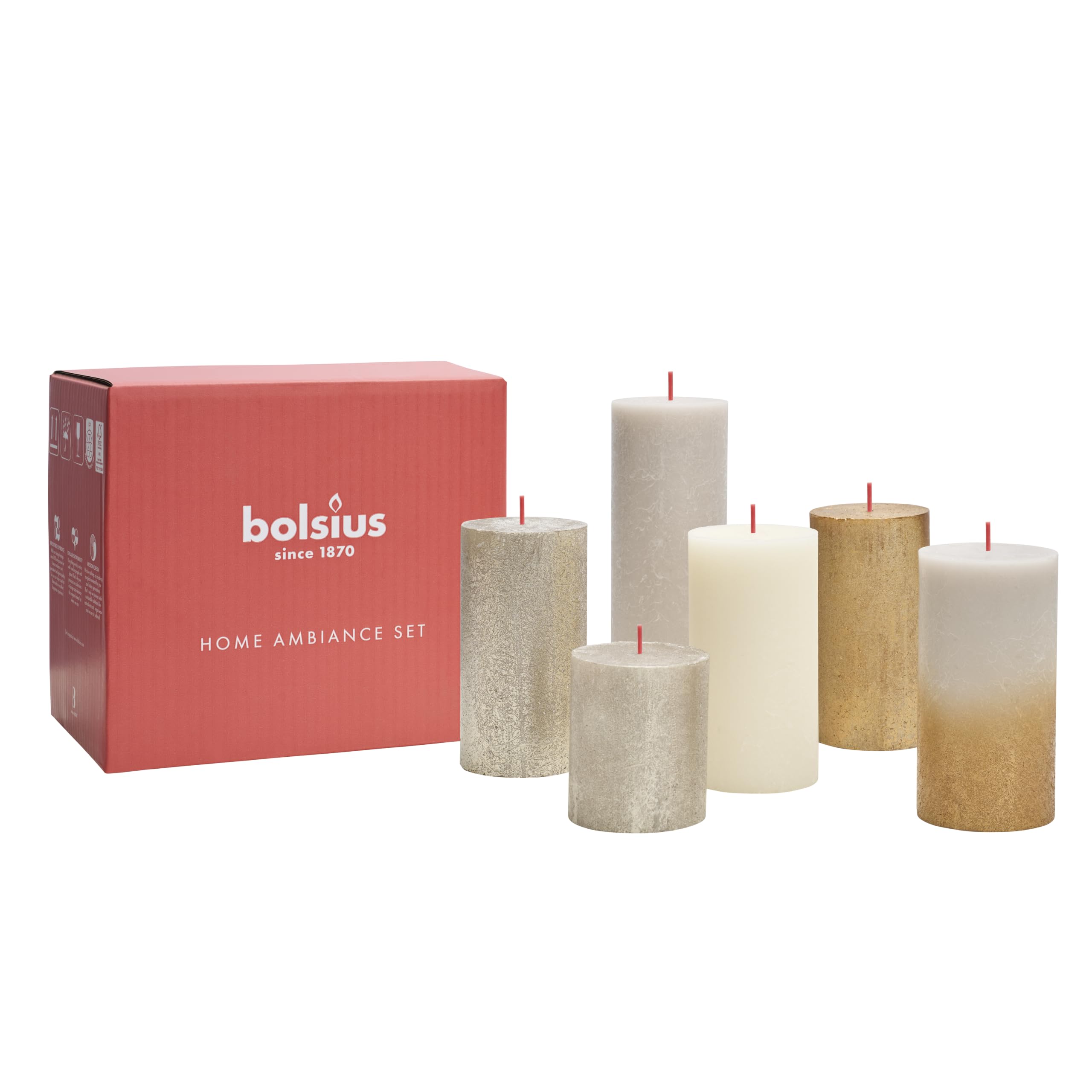 bolsius-rustik-stumpenkerzen-new-sparkle-6-st-ck-duftfrei image 1