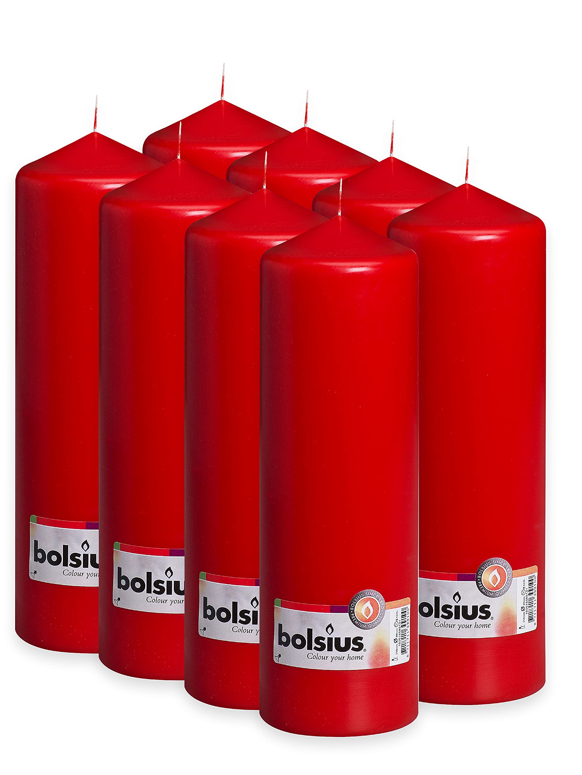 bolsius-essentials-stumpenkerzen-wei-8-st-ck-25-cm-115-std image 5