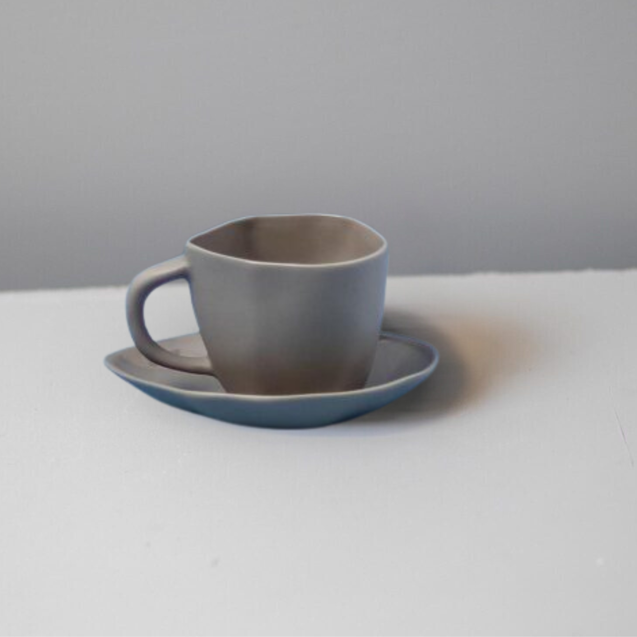 behome-tam-espressotasse-mit-untertasse-100-ml-silbergrau image 2