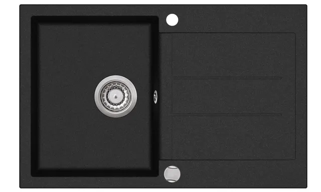 gurari-sqt-101-601-granitsp-le-schwarz-78x50-mit-siphon image 1