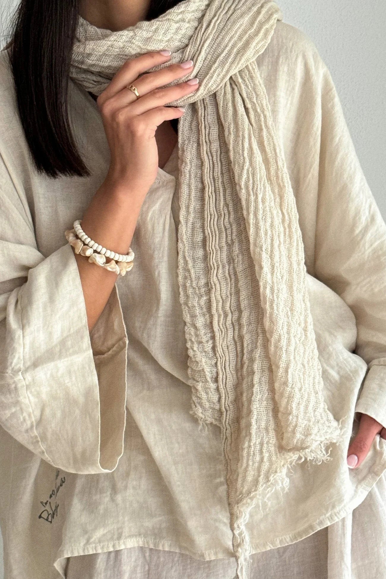 bypias-boho-mesh-leinenschal-100-leinen-einheitsgr-e image 1