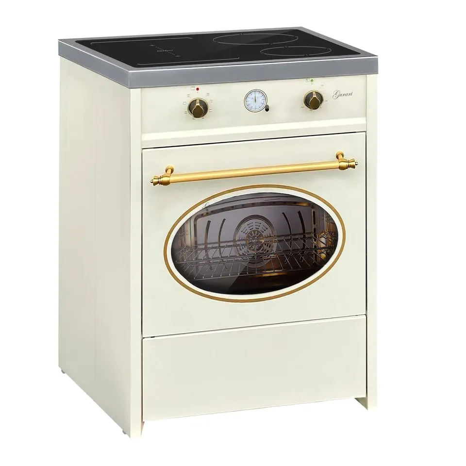 gurari-gch-e-612-cr-induktionsherd-60-cm-creme-4-zonen-grill image 1