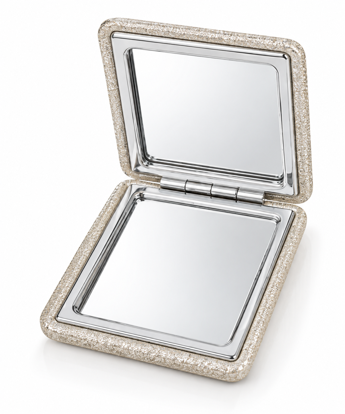 taschenspiegel-vergr-erung-hellbeige-silber-8-5-cm image 2