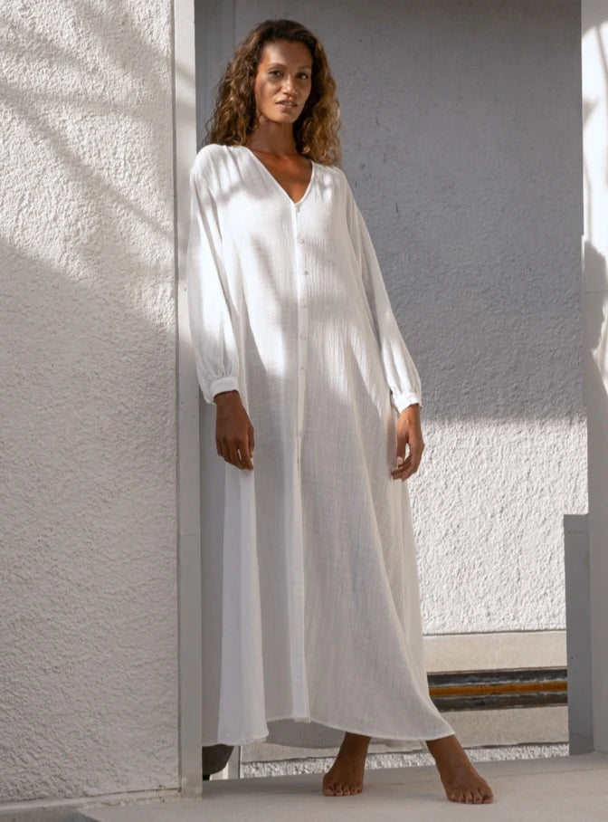 luciee-blanche-maxikleid-musselin-ecru-wei-einheitsgr-e image 5